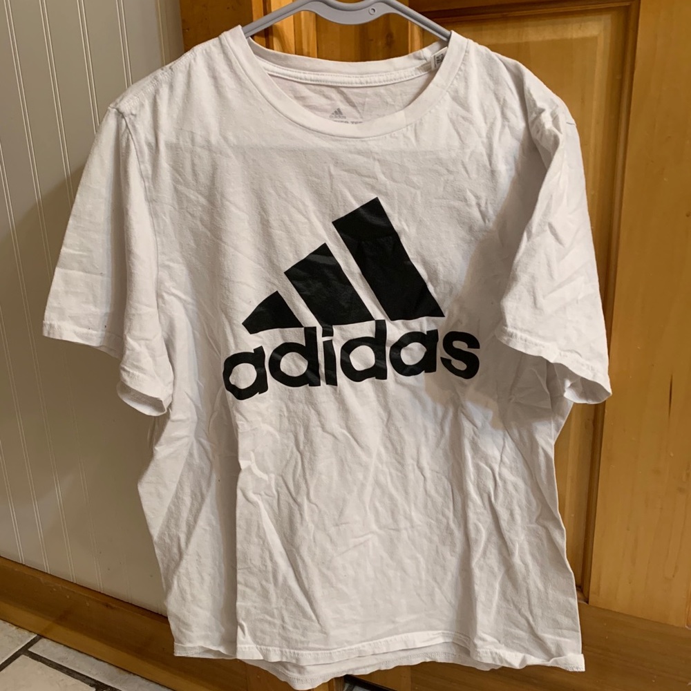 Adidas White T-Shirt